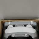 Orzbow Potty Training Seat, Toddler Toilet Seat with Step Stool Ladder, 2-in-1 Toddler Potty Training Toilet Chair for Kids Boys Girls - 5-Level Adjustable Height | Splash Guard | Anti Slip Pad, Grey (Gray)