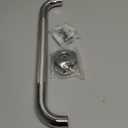 16 Inch Anti-Slip Shower Grab Bar, iMomwee Chrome Stainless Steel Bathroom Grab Bar Handle with Textured Grip, Shower Balance Bar, Safety Hand Rail Support, Handicap Elderly Senior Assist Bath Handle