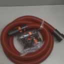 10FT Shop Vac Hose, Dust Collection Hose Kit for Home&Shop Vacuums System with 6 Adapters for Woodworking Power Tool & Sander, Compatible with festool/dewalt/bosch/ryobi/makita, etc Most Multi-Brands