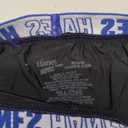 Hanes Boys' Moves Underwear, Anti-chafe Boxer Briefs for Boys, 6-pack (Medium, Black- Regular Leg)