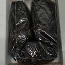 Flufymooz 4PCS Half Up Half Down Ponytail Extension Set, Fake Ponytail Soft Synthetic Hairpiece for Women, Long Thick Clip in Hair Extensions Wavy Fuller High Wrap Around (Black Brown 22In)