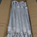 Wedding Favors for Guest Umbrella Gifts Bulk 52 Inch Large Dome Rain Windproof Stick Umbrellas with Thank You Tags and Rope Guest Souvenirs for Wedding Party Bridal Favors, Silver