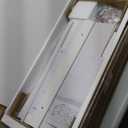 ChooChoo Bathroom Wall Cabinet, Over The Toilet Space Saver Storage Cabinet, Medicine Cabinet with 2 Door and Adjustable Shelves, Cupboard (White)