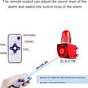 Adjustable Volume and Tone Remote Control, Remote Control Distance 0-8m