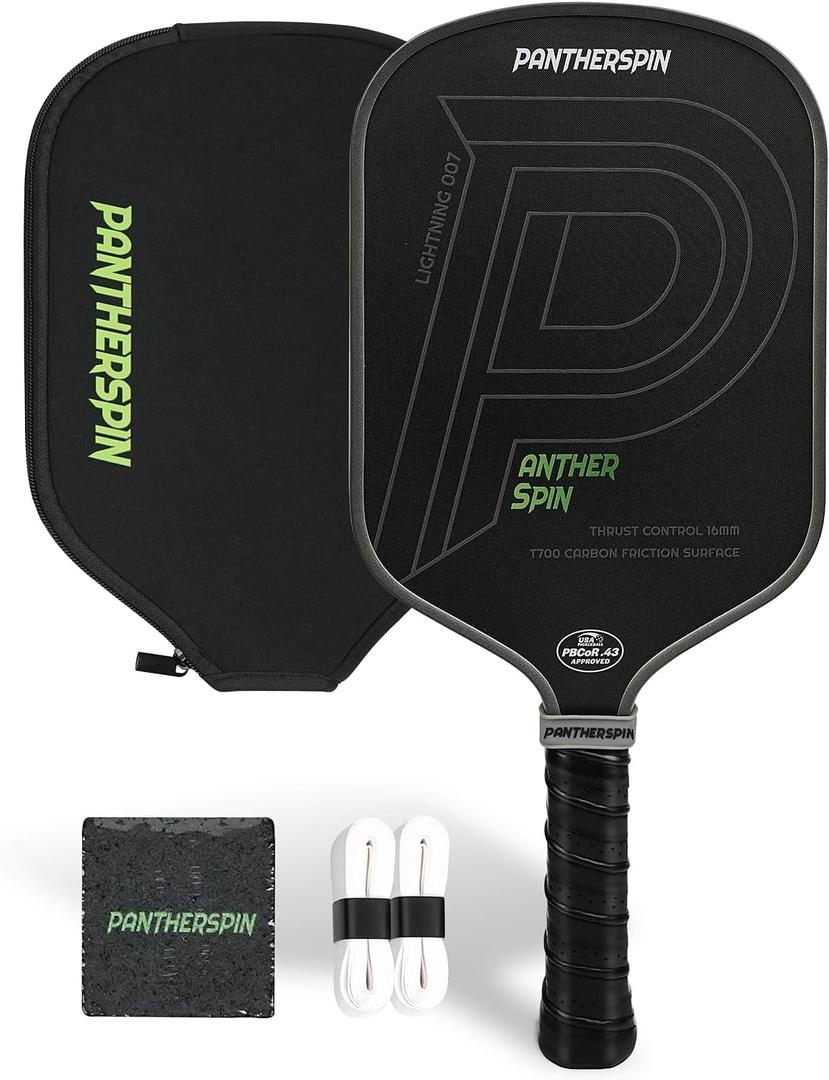 Pickleball Paddles, T700SC Carbon Fiber Pickleball Paddles
16mm EPP Foam Core‌,Multi-Layer T700SC,Lightweight,Strong Spin Control Power,USAPA Approved,Pickleball Paddle Manufacturer