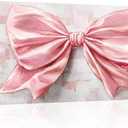 HOMEOART Bow Wall Decor Bow Painting Picture Canvas Print Bedroom Wall Decor 20x40inch Framed (Pink)