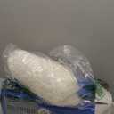 Cooling Side Sleeper Pillow for Neck and Shoulder Pain, Luxury Shredded Memory Foam Curved Bed Pillows for Sleeping Set of 1- Adjustable Queen Size- Washable Cover Crescent White