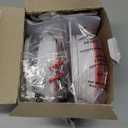 Kidde Smoke & Carbon Monoxide Detector, 10-Year Battery Powered, Voice Alerts, LED Warning Light Indicators, 2 Pack