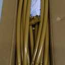 Xeapoms 6.6ft Round Backdrop Stand, Stable Balloon Arch Stand, Metal Wedding Arch Backdrop Stand Circle Backdrop Stand Frame for Wedding, Birthday Party, Baby Shower Decoration (Gold)