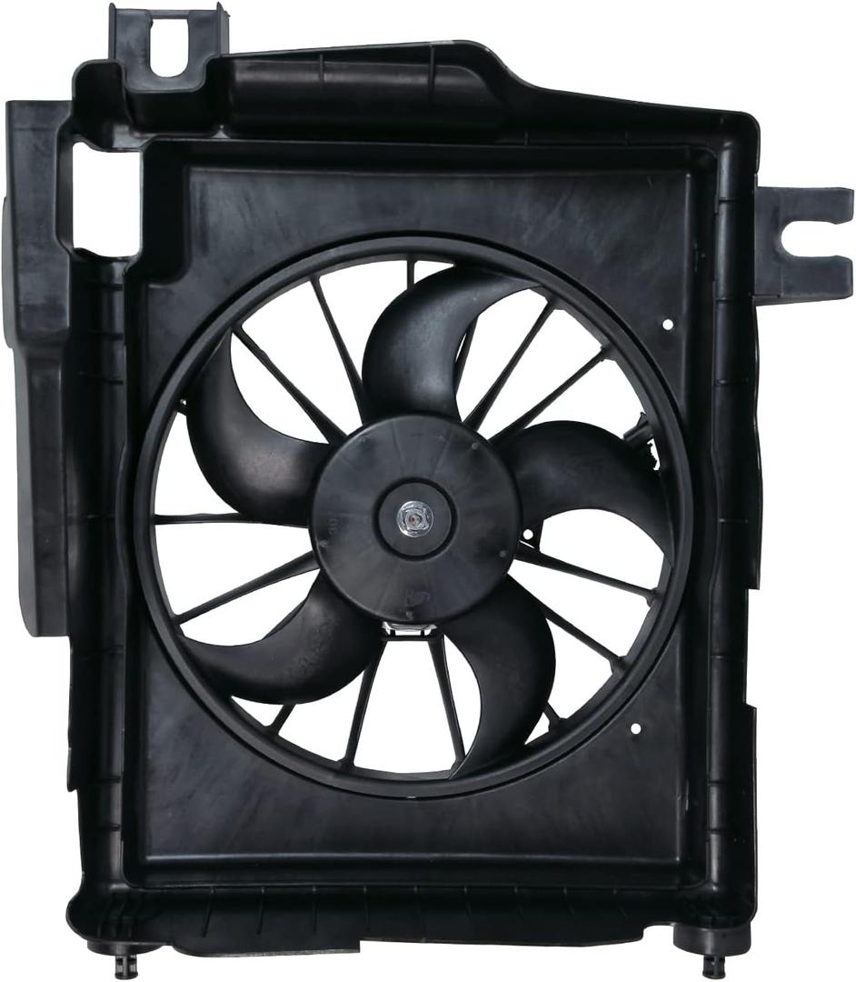 TYC 610730 Cooling Fan Assembly Compatible with 2002-2008 Dodge Ram Pickup