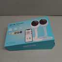 NETVUE Peekababy Baby Camera with Wireless Audio, Adjustable Crib Mount Monitor, Works via 2.4GHz Wi-Fi for Wide Coverage & Stable Connection, Smart App, Two-Way Talk, No Screen (White)