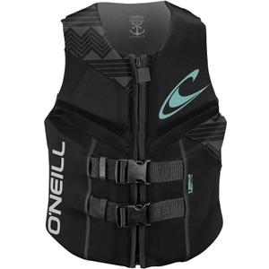 O'Neill Women's Reactor USCG Life Vest (10, Black/Black/Black)
