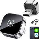 Wireless CarPlay & Android Auto Adapter for Cars, Converts Wired CarPlay to Wireless, Fast Auto Connect, Plug and Play, Stable Bluetooth WiFi Connection for iPhone and Android