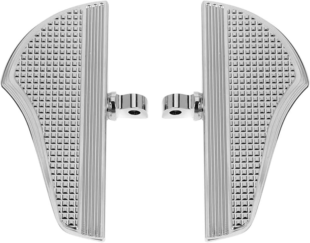 Motorcycle Floorboards CNC Male Mount Foot Rest Pegs For Harley Touring Softail, Chrome