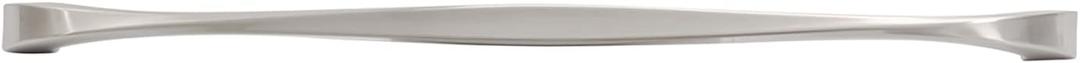 Hickory Hardware 1 Pack Solid Core Kitchen Cabinet Pulls, Luxury Cabinet Handles, Hardware for Doors & Dresser Drawers, 8-13/16 Inch (224mm) Hole Center, Satin Nickel, Twist Collection (8-13/16 Inch (224mm) Center to Center)