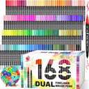 TBC The Best Crafts dual markers brush pens (168 Colors)