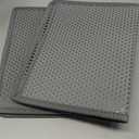 Pieviev 2 Packs Cat Litter Mat Double Layer Waterproof Urine Proof Trapping Mat (24"X15", Gray)