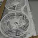shinic 9" Twin Smart Window Fans with Exhaust and Intake, WiFi App Remote Control, 3 Speeds 3 Functions, Adjustable Width, Dual Window Fan Vertical for Bathroom Kitchen, Large