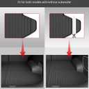 Floor Mats for 2023-2025 2026 Kia Sportage Gas Cargo Mat with Backrest Mat - All Weather Floor Liners Cargo Liner with Seat Back Protector Full Set for Sportage Accessories (Not for Hybrid)