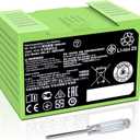 for iRobot Roomba e e5 e6 e5150 e5152 e6198 and i i3 3150 i3+ 3550 i4 4150 i4+ 4552 i6 I7 i7158 i7+ 7150 7550 i8 Plus Replacement Lithium Ion Battery ABL-D1 4624864 4INR19/65 DC 14.4V 1800MAH/26WH