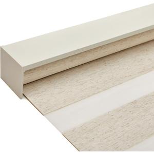 Joydeco Linen Zebra Blinds for Windows, Cordless Privacy Light Filtering Dual Layer Window Shades, Free-Stop Roller Blinds for Home, 54 W x 72 H