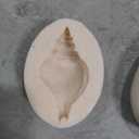 4 Pack Silicone Conch Resin Sea Shell Mold For Candles and Soap - Candle Making Mold (cube-shell-four)