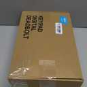 Veise Fingerprint Door Lock Set, Keyless Entry Door Lock, Front Handle Set, Electronic Keypad Deadbolt with Lever Handle, 2 Keys, Auto-Locking, One-time Codes, Easy to Install, Satin Nickel