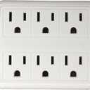 Prime PB801011 6 Outlet Power Tap, White