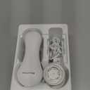 Microtree Electric Facial Cleansing Brush, No Rotation, Sonic Vibrating Rechargeable Face Scrubber Exfoliator, 2 Speeds for Gentle Clean, Face Brushes for Cleansing, Waterproof Face Wash Brush