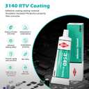 3140 RTV Coating 100ml Adhesive Sealant Translucent Clear Binding Agents Electrical Industry and Electronics,Good Flowability, Good Flame Resistance, Dow Corning 3140