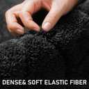 BSICPRO Dog Mat for Mud Paws, 24x36 Low Profile Absorbent Dirt Trapper Door Mat, Non-Slip Washable Mud Mat for Dogs, Microfiber Pet Rug Mat for Front Door Indoor, Patio, Entrance (Black)