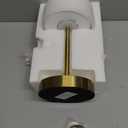 Oneach 9" Cordless Table Lamp, Gold Rechargeable Battery Operated Lamp, 3-Way Stepless Dimming Touch Lamps, Small Glass Bedside Nightstand Light for Bedroom Dining Table Living Room Shelf Decor