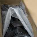 ROSONG Collapsible Wagon Cart with Wheels Foldable - Folding Utility Heavy Duty Wagons Carts for Grocery Sports Garden Shopping Camping Wheelbarrows (Black, 120L)