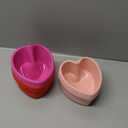 12 Pcs Valentine Heart Shaped Cake Pans Galentine Pink Red Silicone Mini Heart Cake Mold Nonstick Dessert Pan Chocolate Baking Tray Bakeware for Valentine Birthday Cupcake Muffin Tool(Multicolor,4'')