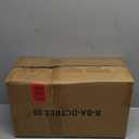 GUOOU Set of 2 Pathway Christmas Tree Urn Filler, Lighted Artificial Mini Xmas Trees with Lights, Outdoor Christmas Decorations for Porch, Driveway, Yard (9 Pine Cones)