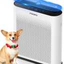 Air Purifiers for Home Large Room 1650ft with PM2.5 Air Quality Sensor, MOOKA H13 HEPA Filter Air purifier for Pets Smoke Dust Pollen Dander Odor, Air Cleaner with Auto/Sleep Mode for Bedroom, White