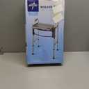 Medline Walker Flip Tray Table with 2 Cup Holders, Universal Tray for Standard Folding Walkers, Mobility Accessories for Home, Medical Equipment Accessories, Gray, 1 Count