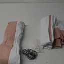 SHINELAND Blush Pink Curtains for Nursery Girl,Blackout Dusty Pink Linen Boho Pastel Cute Curtains for Bedroom Aesthetic Open Closet Without Door,2 Panel Set 96 Inches Long