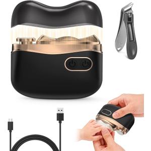 Electric Nail Clipper, Smart Toenail Clipper, 2026 Upgraded 3 in 1 Automatic Nail Trimmer with Polishing, LED Light & Clip Storage, 2-Speeds, USB Rechargeable for Baby, Adults, Seniors