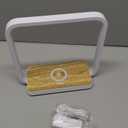 WILIT Bedside Lamp with Qi Wireless Charger, A13 Table lamp 3 Step Dimmable Touch Control Desk Lamp for for Living Room, Bedroom, Kids Room.