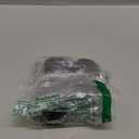 4pcs 1.5 Inch Swivel Caster Wheels Circlip Stem M8x20mm Lockable Brake 360 Degree Rotatable Rollers Small Black Nylon Castor Replacement for Furniture Table Desk Chair Stool Shelf Cabinet