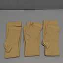 Doctor's Select 3 Pairs Copper Toeless Compression Socks Women & Men - 20-30 mmHg Open Toe Knee High, Nude Compression Socks, Compression Sock for Women Nude, Tan (XX-Large)