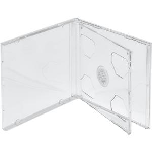 10 Standard Clear Double CD Jewel Case