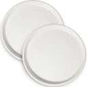 Plant Water Catcher Trays - Ceramic Plant Saucers 12 Inch Plant Trays for Indoors No Holes Plant Drip Trays Drainage Decorative Flower Pot Saucers Large Plant Dishes 2 Pack White
