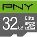 PNY 32GB Elite Class 10 U1 microSDHC Flash Memory Card - 100MB/s Read, Class 10, U1, Full HD, UHS-I, Micro SD (Pack of 1)