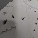 10 PCS Christmas Snowflake Paper Lantern Xmas Paper Star Lantern 13 LED Light Lamp Winter Party Paper Lantern White Snowflake Party Hanging Decoration for Xmas New Year Holiday Party Decoration