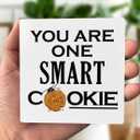 Funny Graduation Wood Plaque, You Are One Smart Cookie, Plaque with Wooden Stand, Funny Graduation Wood Sign Gift, Graduation Class of 2023 Gift, Gift for Daughter, Graduation, Best Friends, Family (Graduation-56 01)
