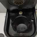 Single Serve One Cup Coffee Maker, for K Cups and Grounds, Mini Coffee Maker with Portable Handle, 6 to 12 Oz Brew Size, for Travel, Camping, Office, RV and Dorm, 120V, Black and Gold