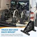 Heavy Duty Motorcycle & Bike Wheel Chock Stand, Adjustable Range for 1" to 4.0" Width Tires, Dual-Use Parking Rack for Garage Storage Pickup Truck Fit for Most Tire Size 16"-29" Wheels