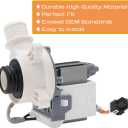 290D1201G003 Washer Drain Pump by SupHomie - Compatible with GE Washing Machine